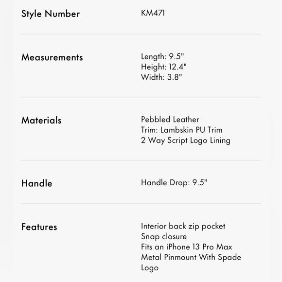 Kate Spade 454 small shoulder bag (BLACK) - Picture 8 of 8